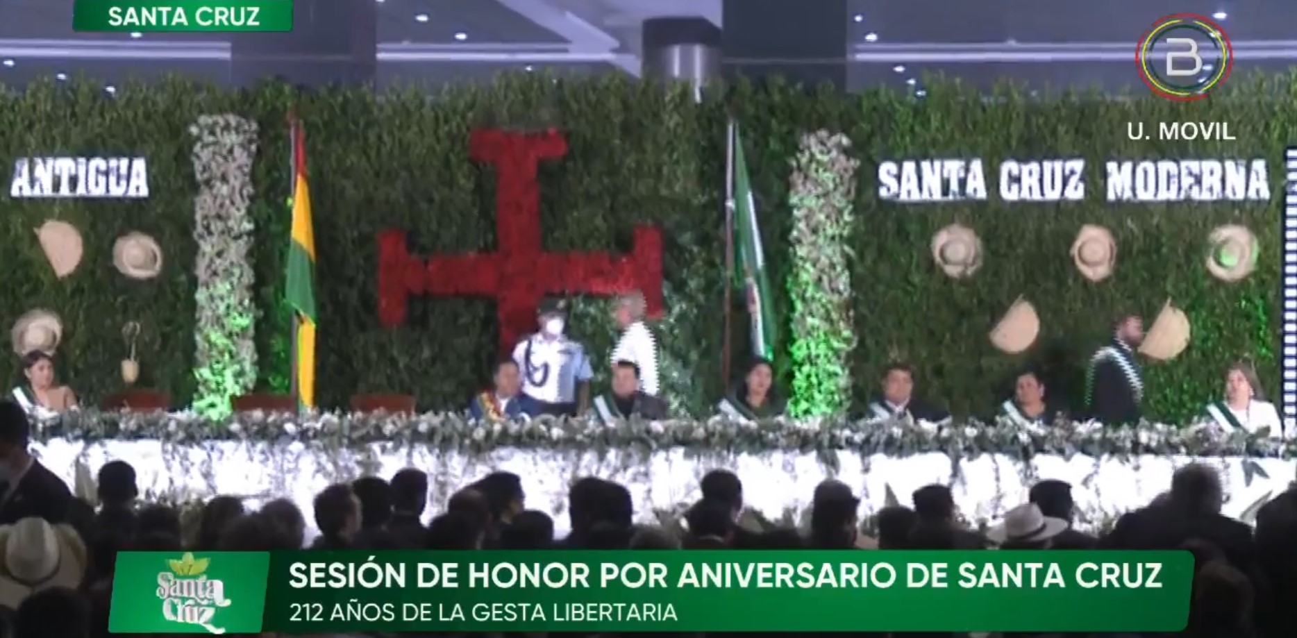 Presidente participa de la Sesión de Honor del Concejo municipal en homenaje a Santa Cruz
