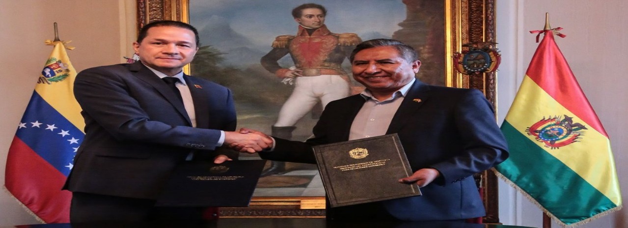 Bolivia y Venezuela acuerdan fortalecer la cooperación y revitalizar la Unasur
