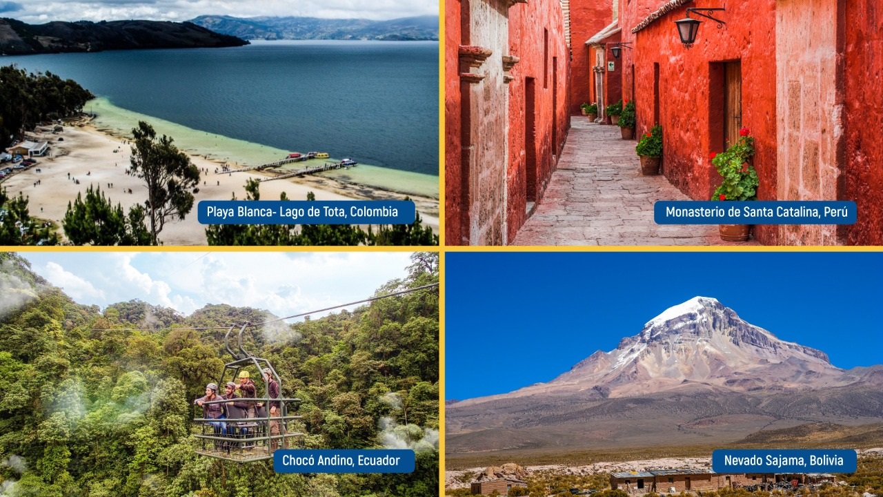 CAN promueve la iniciativa “Caminos Andinos” para impulsar reactivación del turismo en la región