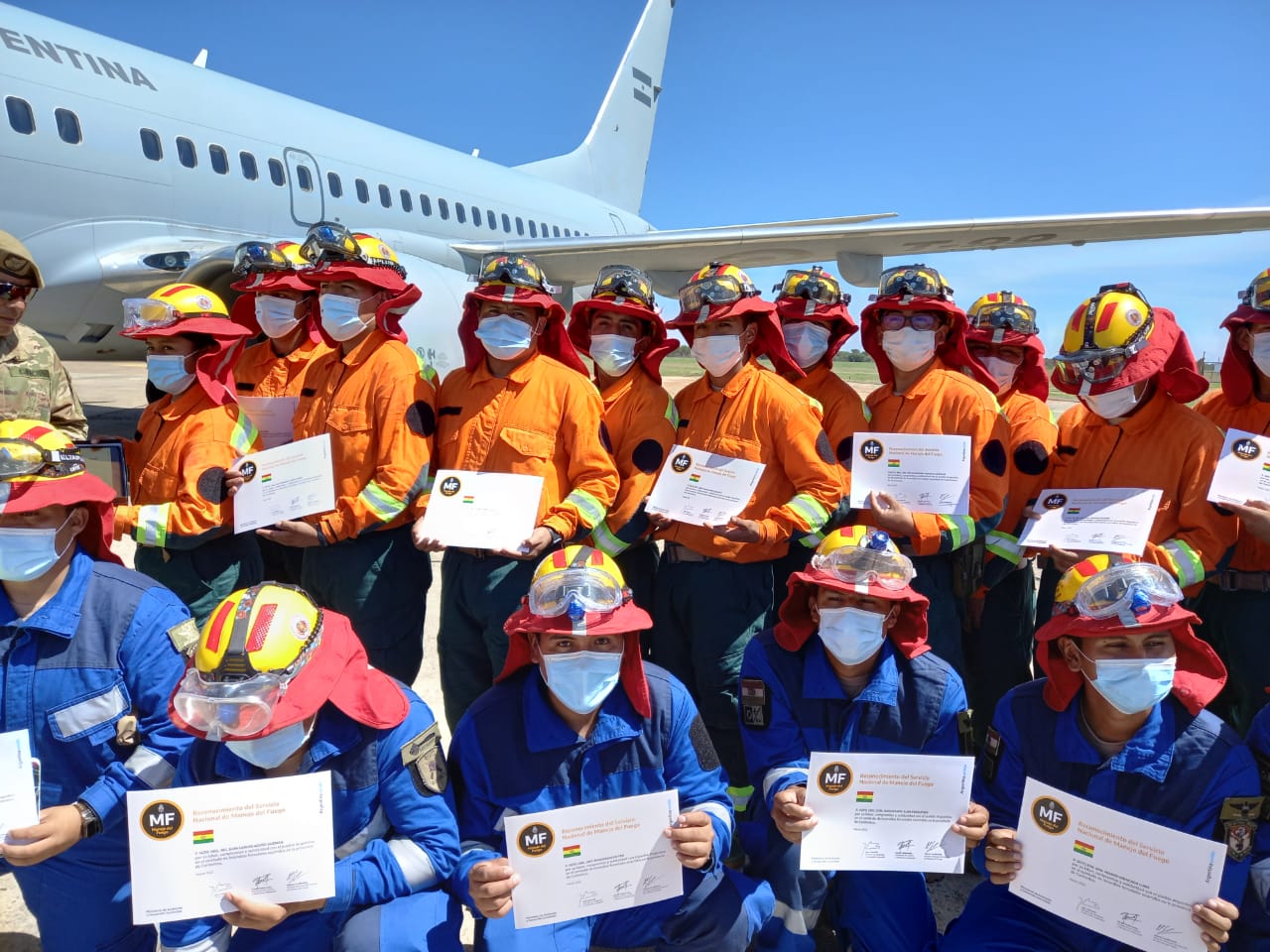 Argentina agradeció la ayuda de brigadistas bolivianos en la mitigación de incendios en Corrientes