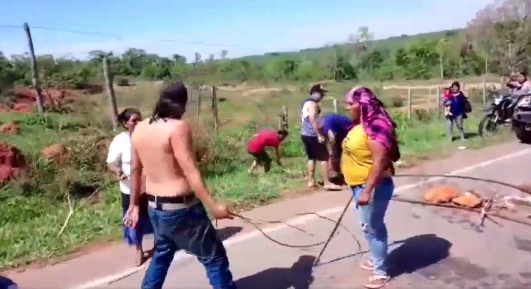 Indígenas denuncian que en Concepción se quemó viviendas del pueblo ayoreo