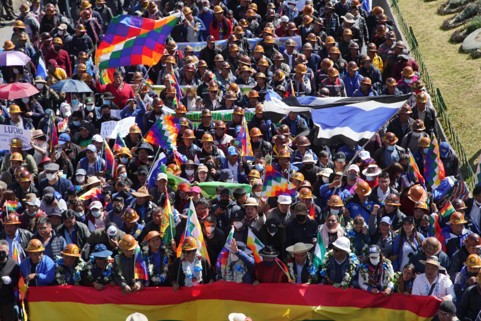 Fencomin expresa su apoyo al Gobierno y afirma que no permitirá que se divida a Bolivia