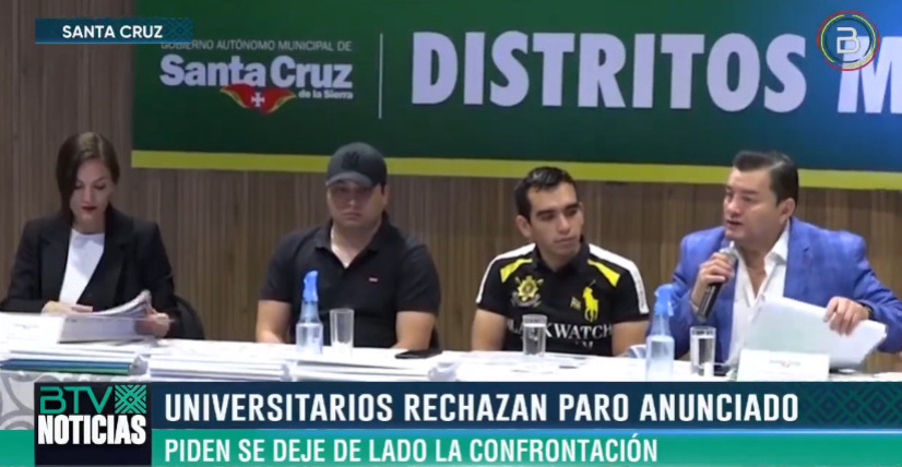 La FUL de la UAGRAM se desmarca y deja solo a su rector Vicente Cuéllar en el paro cívico en Santa Cruz