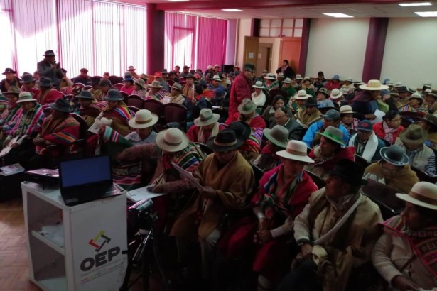 Autonomía indígena de Salinas elegirá a su Ejecutivo el 14 de diciembre