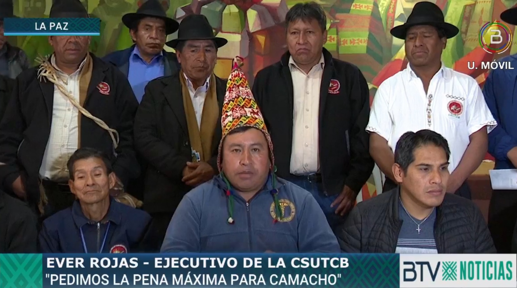 La CSUTCB emite resolución de apoyo al Gobierno de Arce y respalda aprehensión de Camacho