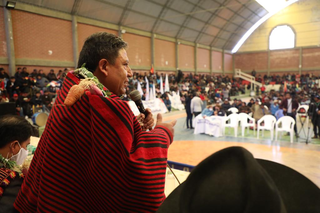 Choquehuanca llama a la unidad y advierte que “les irá mal” a los que van contra el pueblo