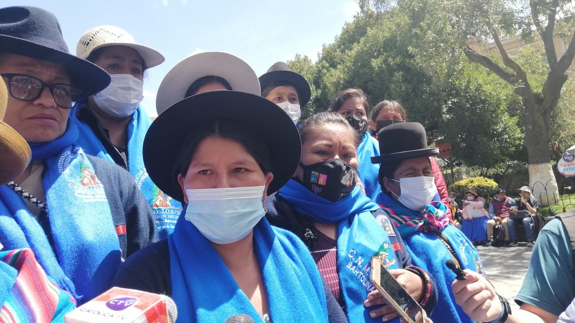 Bartolinas esperan implementar programas sociales planteados por el presidente Luis Arce