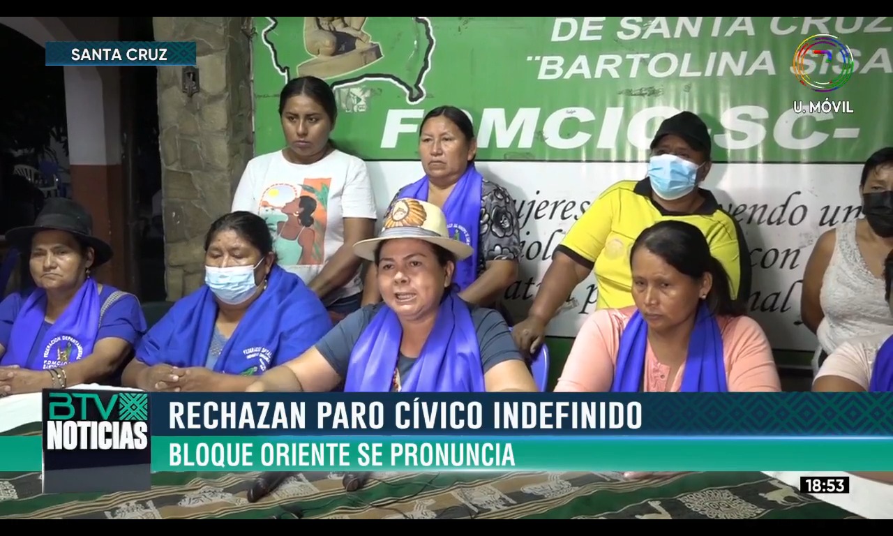 Bartolinas repudian abandono de cívicos del diálogo, convocan a sus bases a exigir justicia por muerte en Puerto Quijarro