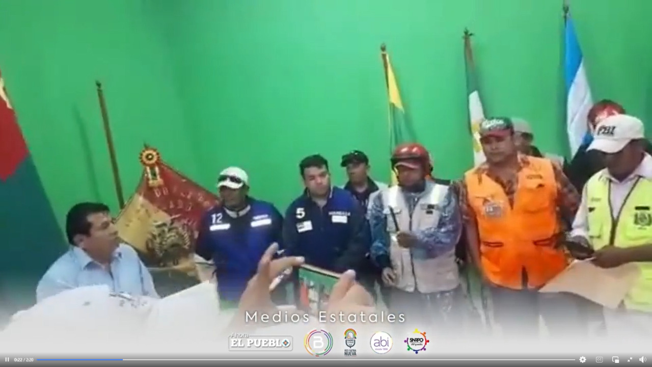 Mototaxistas de Beni entregan voto resolutivo al Comité Cívico donde rechazan el paro desde el lunes