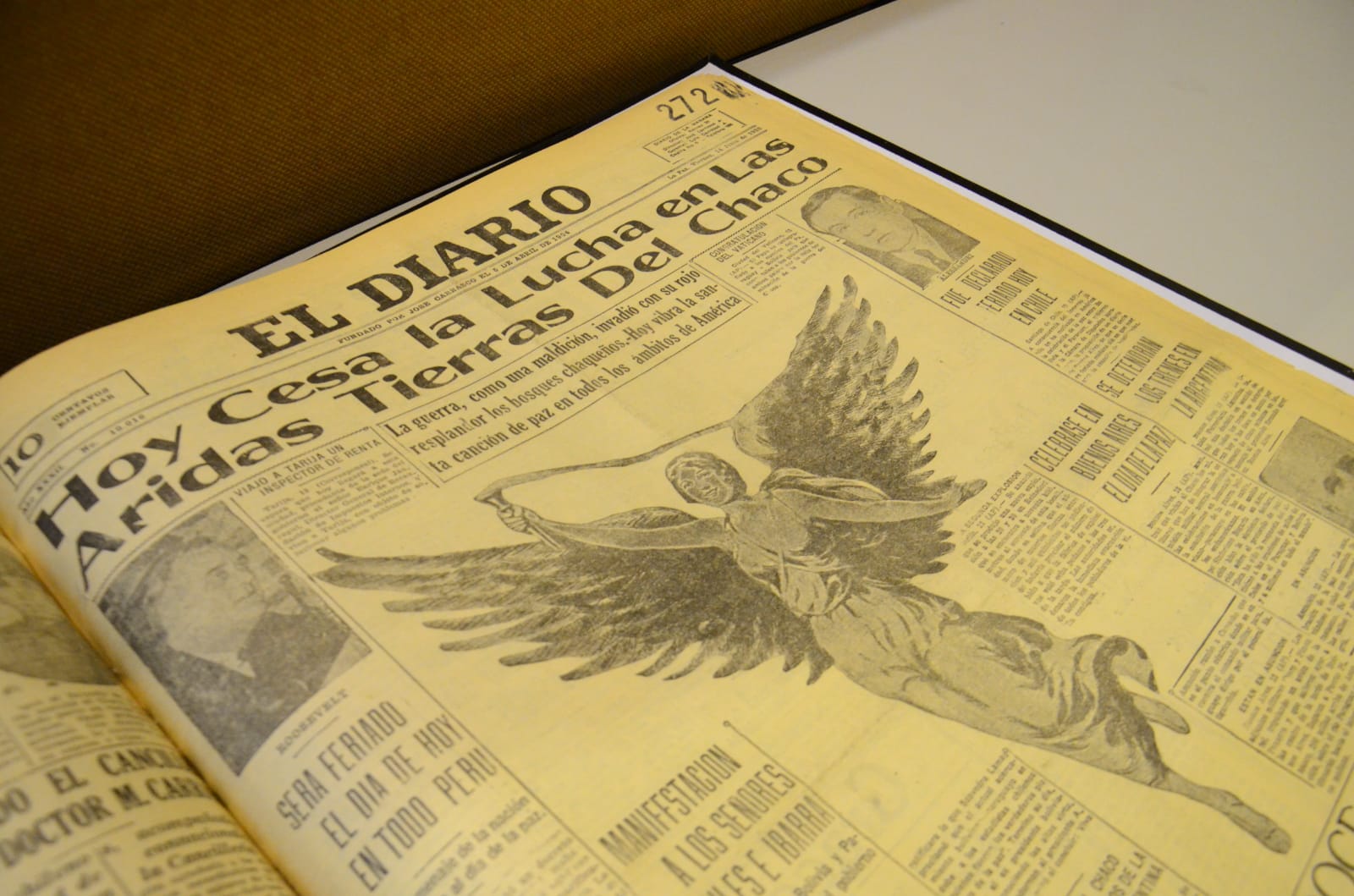 Fin de la Guerra del Chaco: Al estruendo del cañón, le reemplaza las campanas llamando a misa