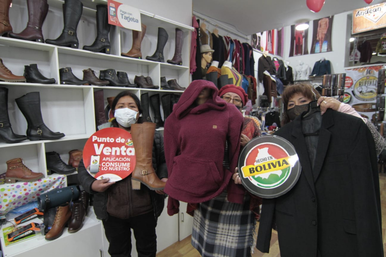 Empresarios destacan la app móvil “Consume lo nuestro” e invitan a comprar lo “Hecho en Bolivia”