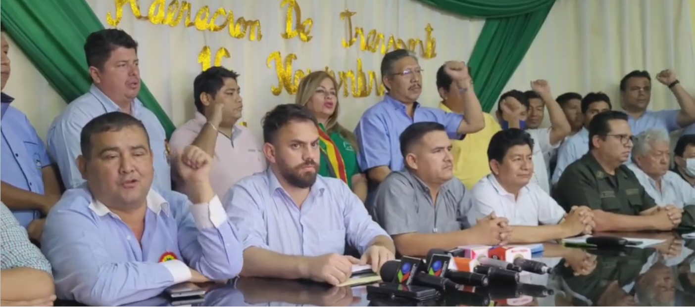 El Gobierno garantiza al transporte condiciones para trabajar en Santa Cruz ante anuncio de paro