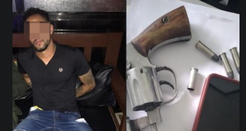 Policía aprehende a una persona en posesión de un arma de fuego en Santa Cruz