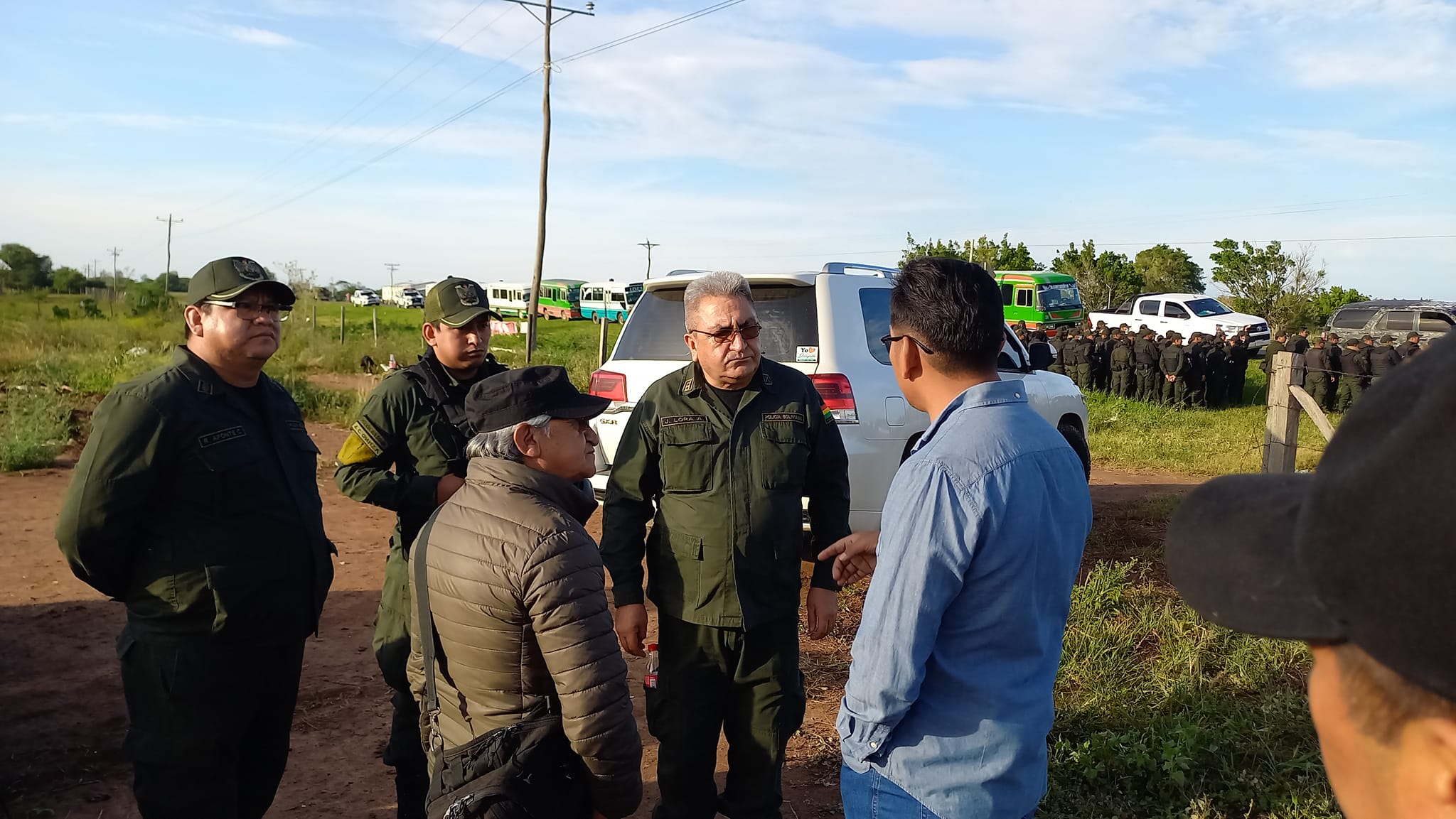 Comando policial intensifica operativos contra presuntos avasallamientos en el municipio de Pailón