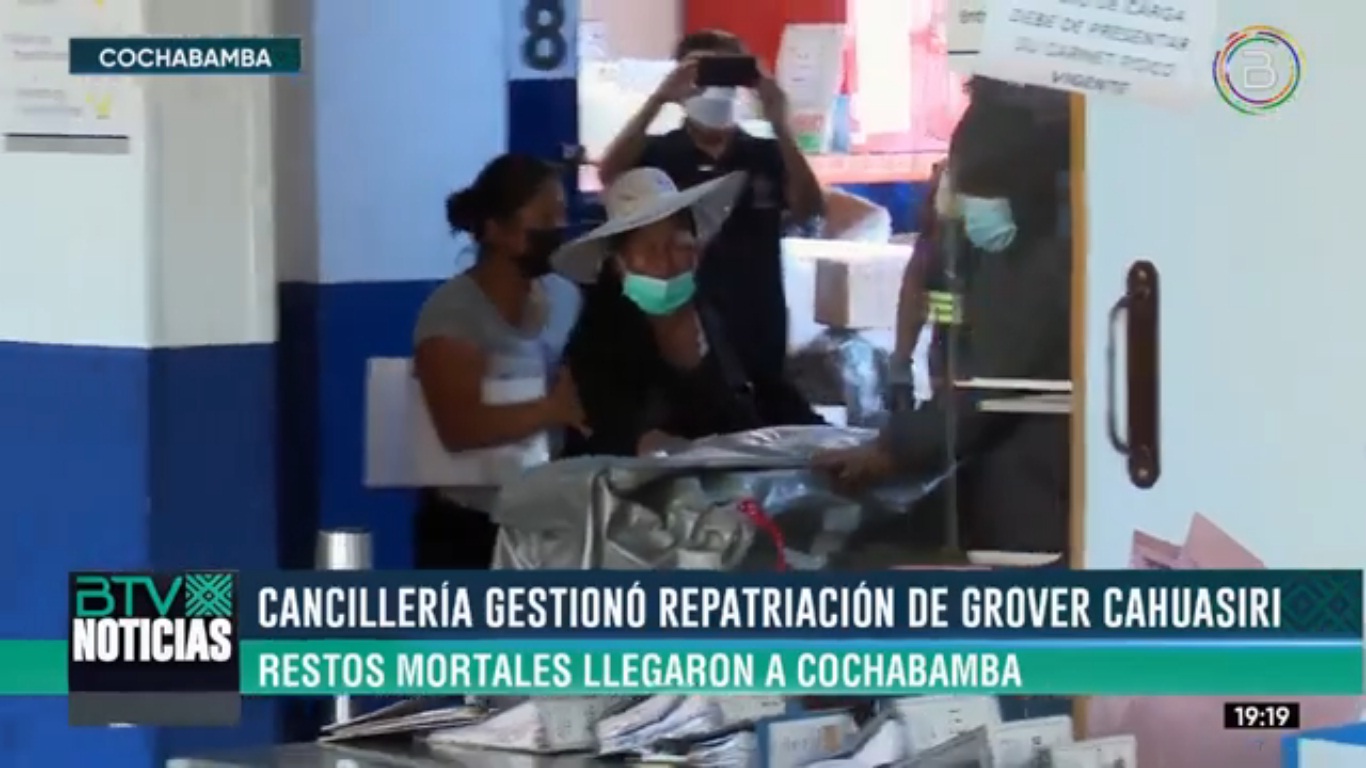 Repatrían restos de joven boliviano fallecido en Chile