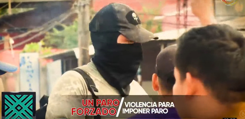 Un joven fue atacado durante el paro en la capital cruceña