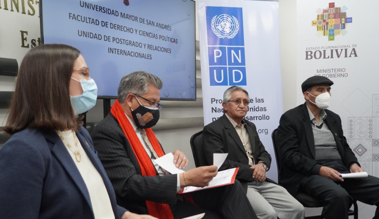 Ministerio de Gobierno promueve diplomado en Resolución de Conflictos y Paz Social