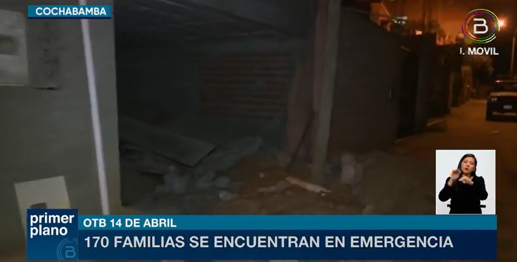 Cochabamba: Vecinos de la zona su piden atención de la Alcaldía ante derrumbe de viviendas