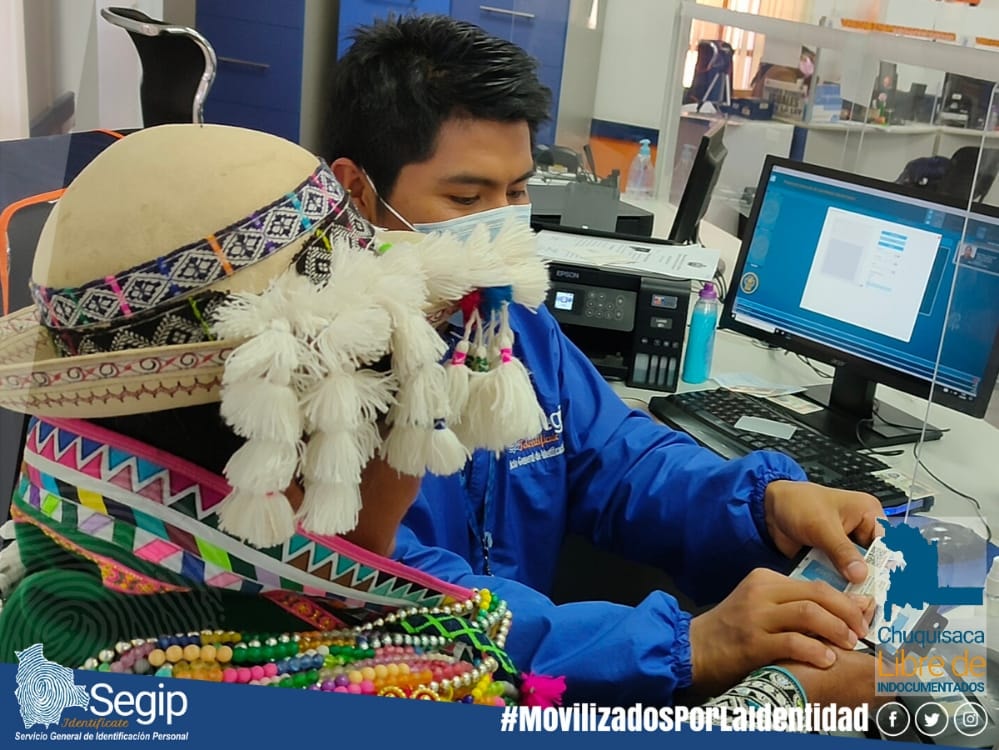 En Chuquisaca todos tienen su cédula de identidad, es declarada “libre de indocumentados”