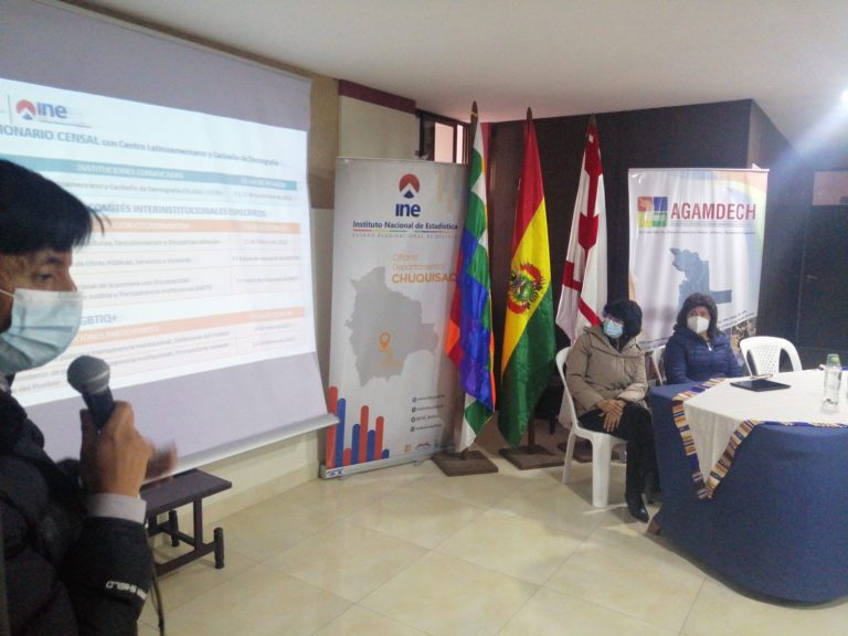 INE socializa el proyecto del Censo 2022 en Sucre