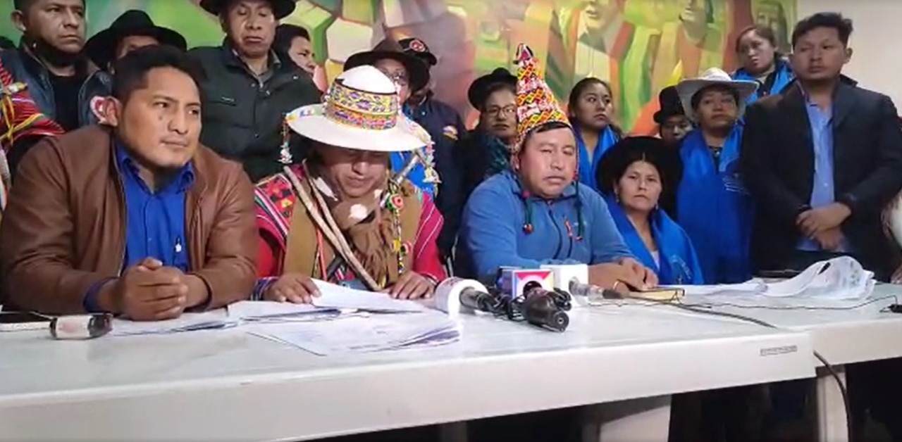 Organizaciones sociales del Pacto de Unidad demandan 30 años de prisión para Áñez