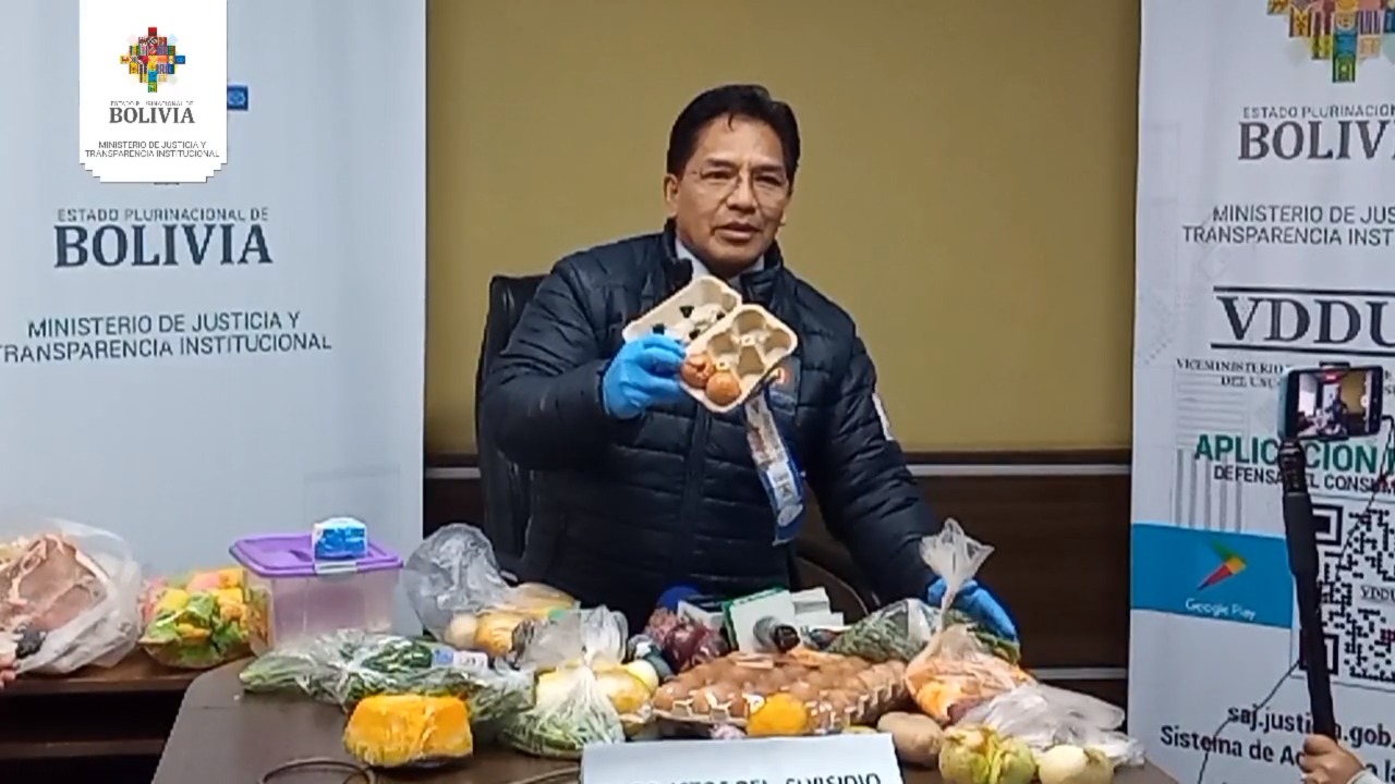 Defensa del Consumidor sanciona con 10.000 UFV a supermercado por entregar productos del subsidio en mal estado