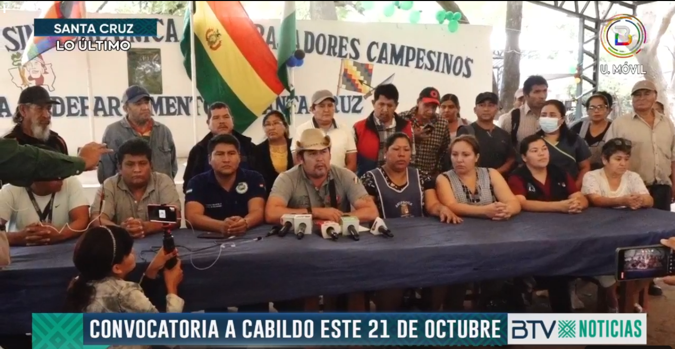 Bloque Oriente se declara en emergencia y convoca a un cabildo para este 21 de octubre