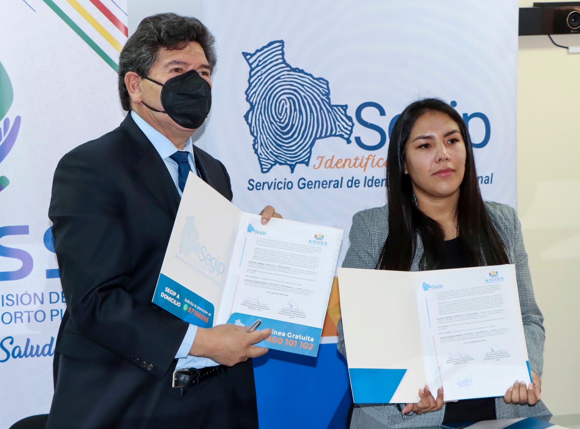 ASUSS y Segip intercambiaran información sobre asegurados