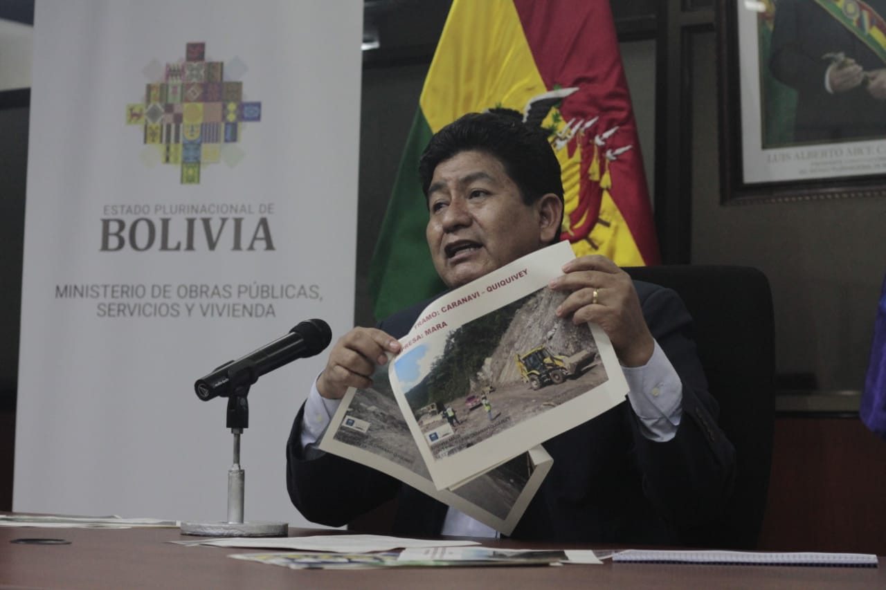 Montaño: La ABC está a cargo de las carreteras de RVF, las gobernaciones deben atender las demás vías