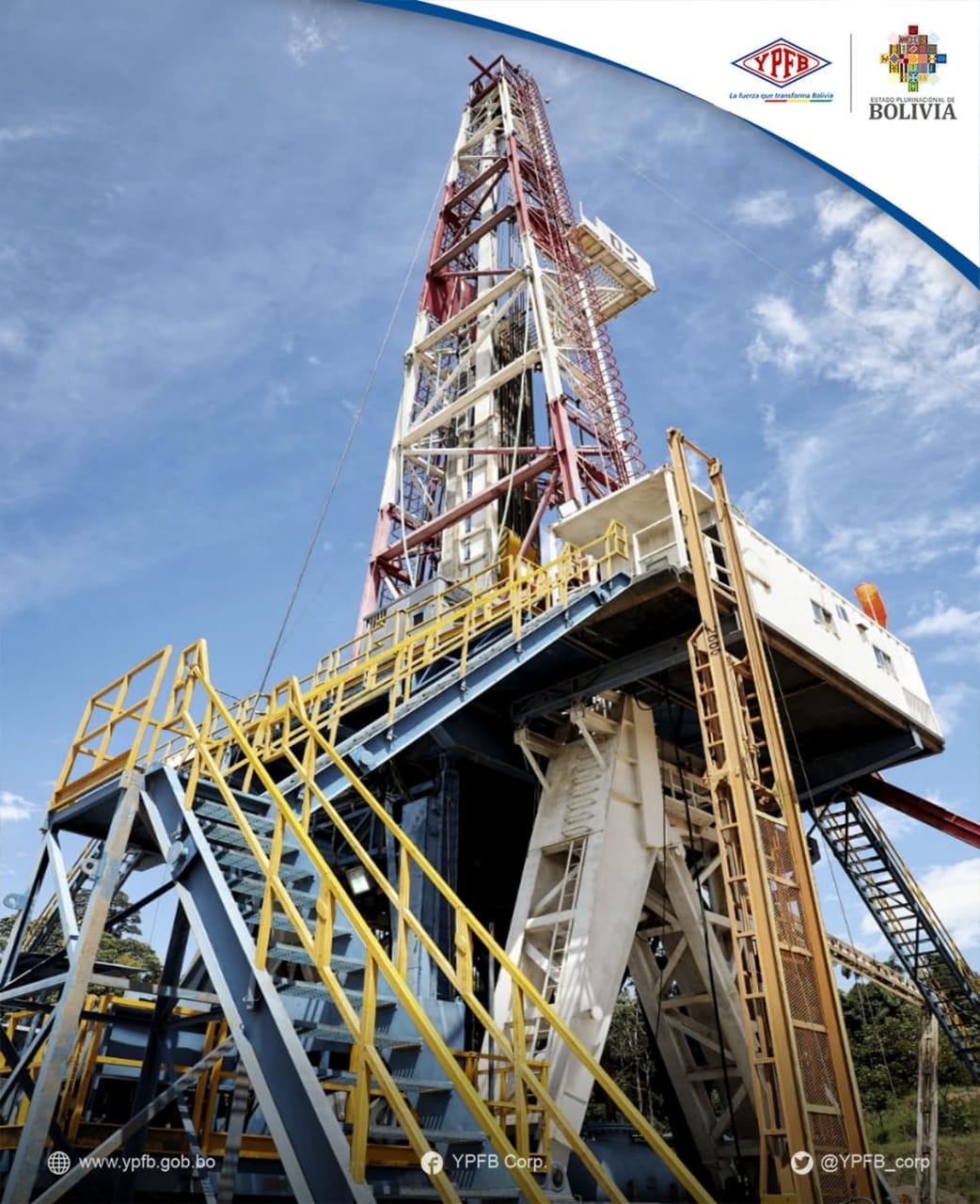 YPFB prevé encontrar 160 Billón de Pies Cúbicos de gas en el pozo “San Miguel X2ST”