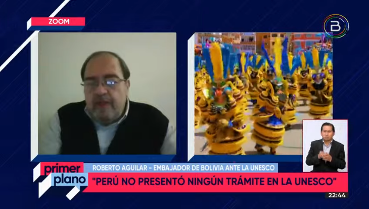 Embajador de Bolivia ante la Unesco: No existe ningún trámite presentado por Perú