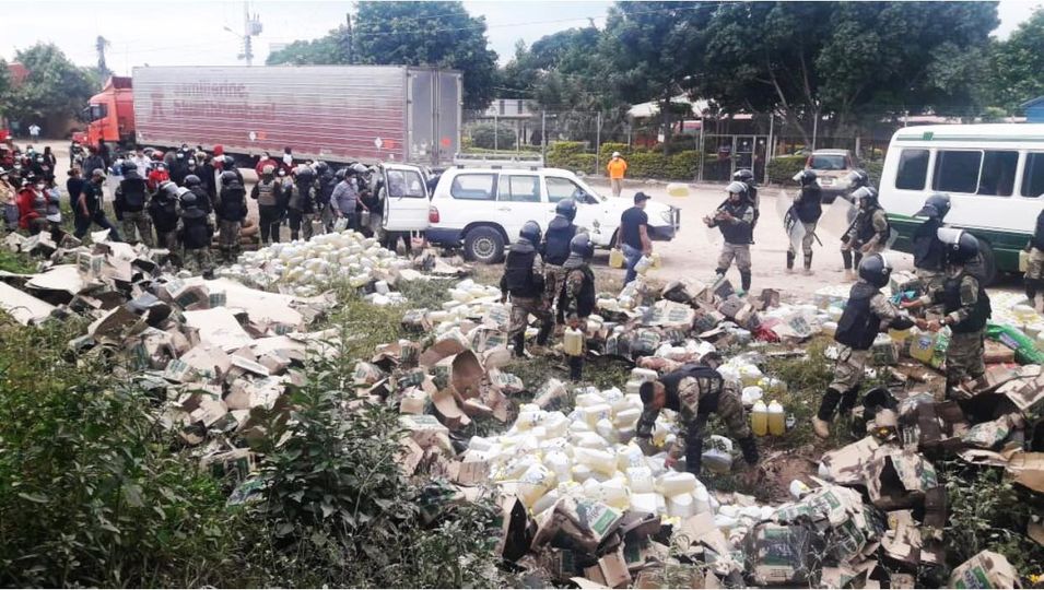 Senasag comisa aceite, harina y alimento para animales por un valor de Bs 170.000