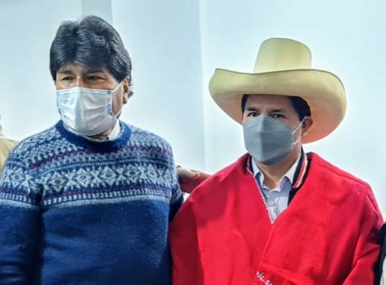 Presidente electo del Perú, Pedro Castillo: “Hemos aprendido de Bolivia”