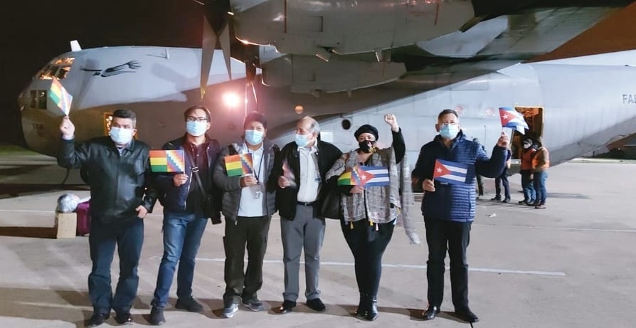 Bolivia envía a Cuba 20 toneladas de jeringas, alimentos e insumos de bioseguridad
