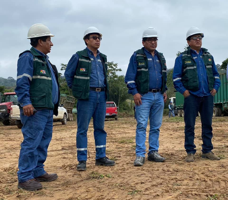 Autoridades inspeccionan los avances de la zafra 2021 de la empresa San Buenaventura