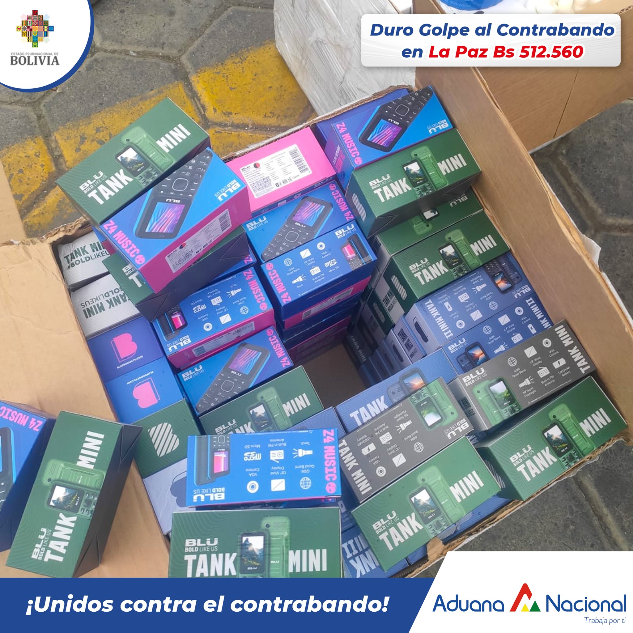 AN comisa mercancía de contrabando valuada en más de Bs 423 millones