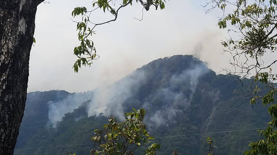 Defensa Civil afirma que el incendio en Rurrenabaque está controlado, realizarán un sobrevuelo para verificar el estado