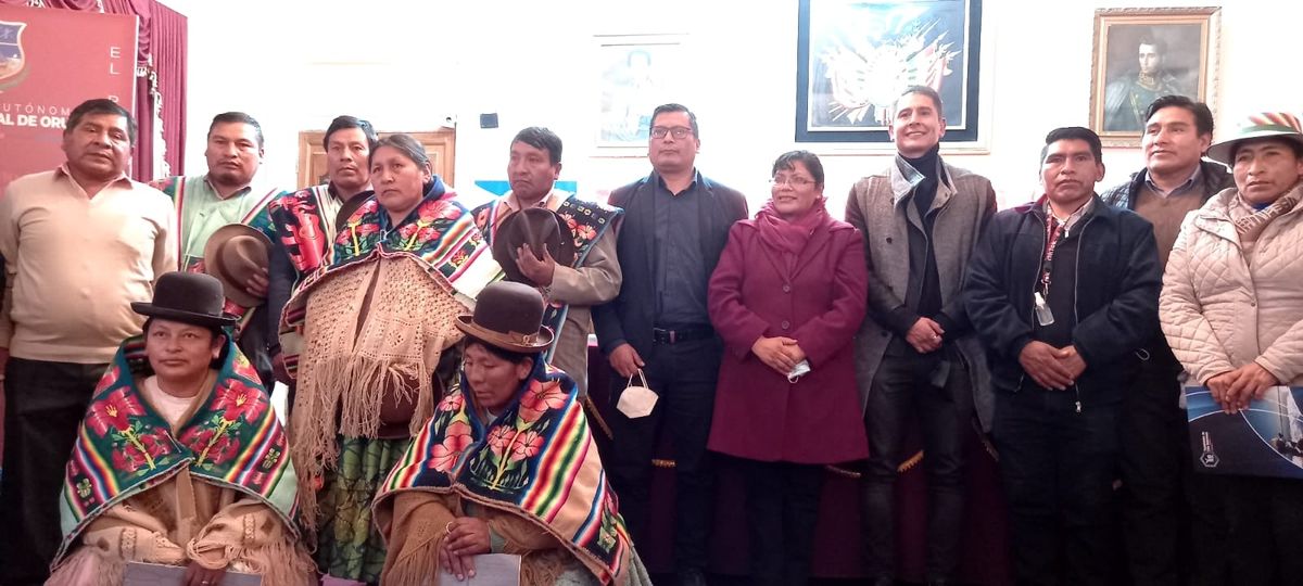 Autoridades de Coipasa y Sabaya expresan su apoyo a la gestión del presidente de YLB