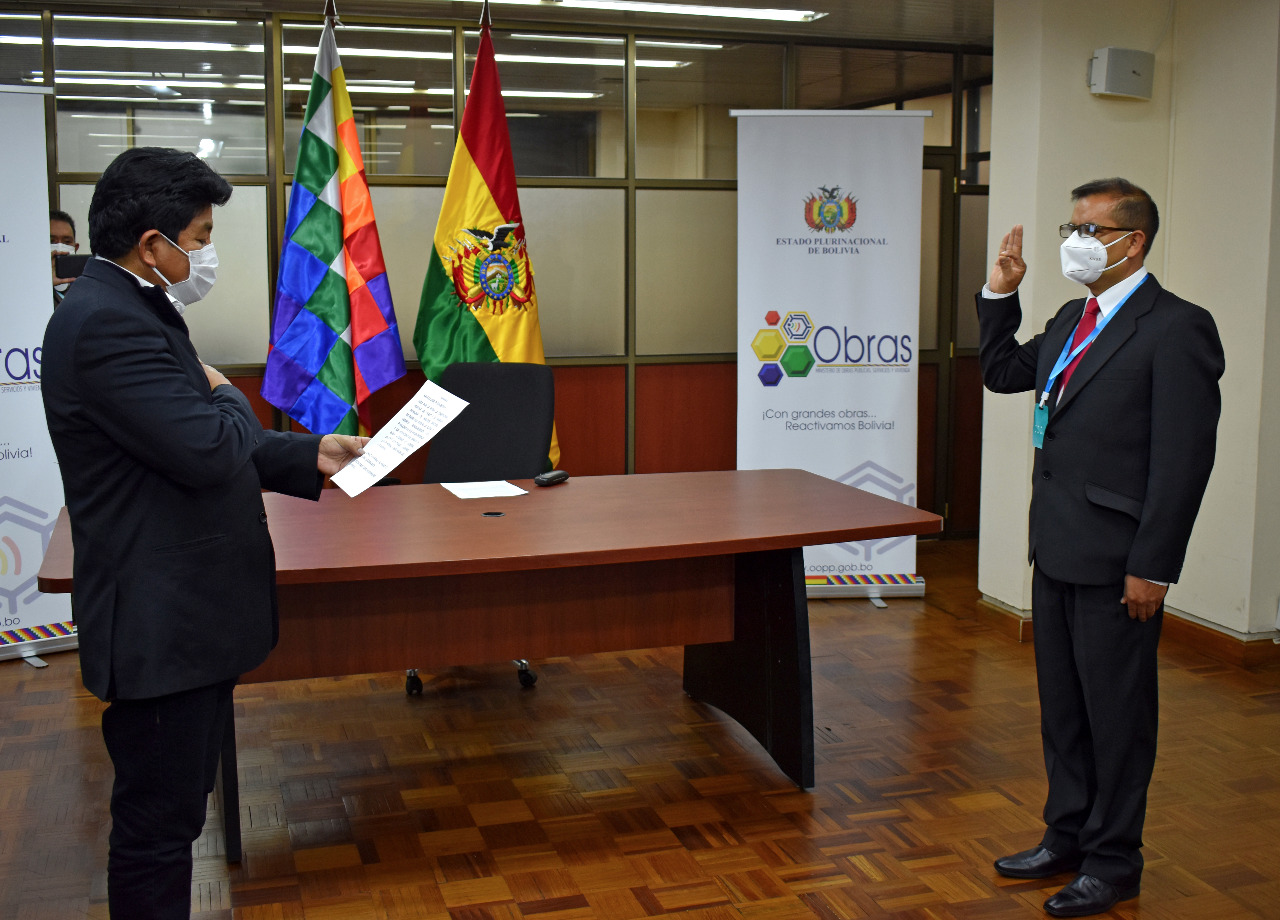 Saúl Herbas asume como nuevo Viceministro de Transportes y se compromete crear sistema de transporte integral