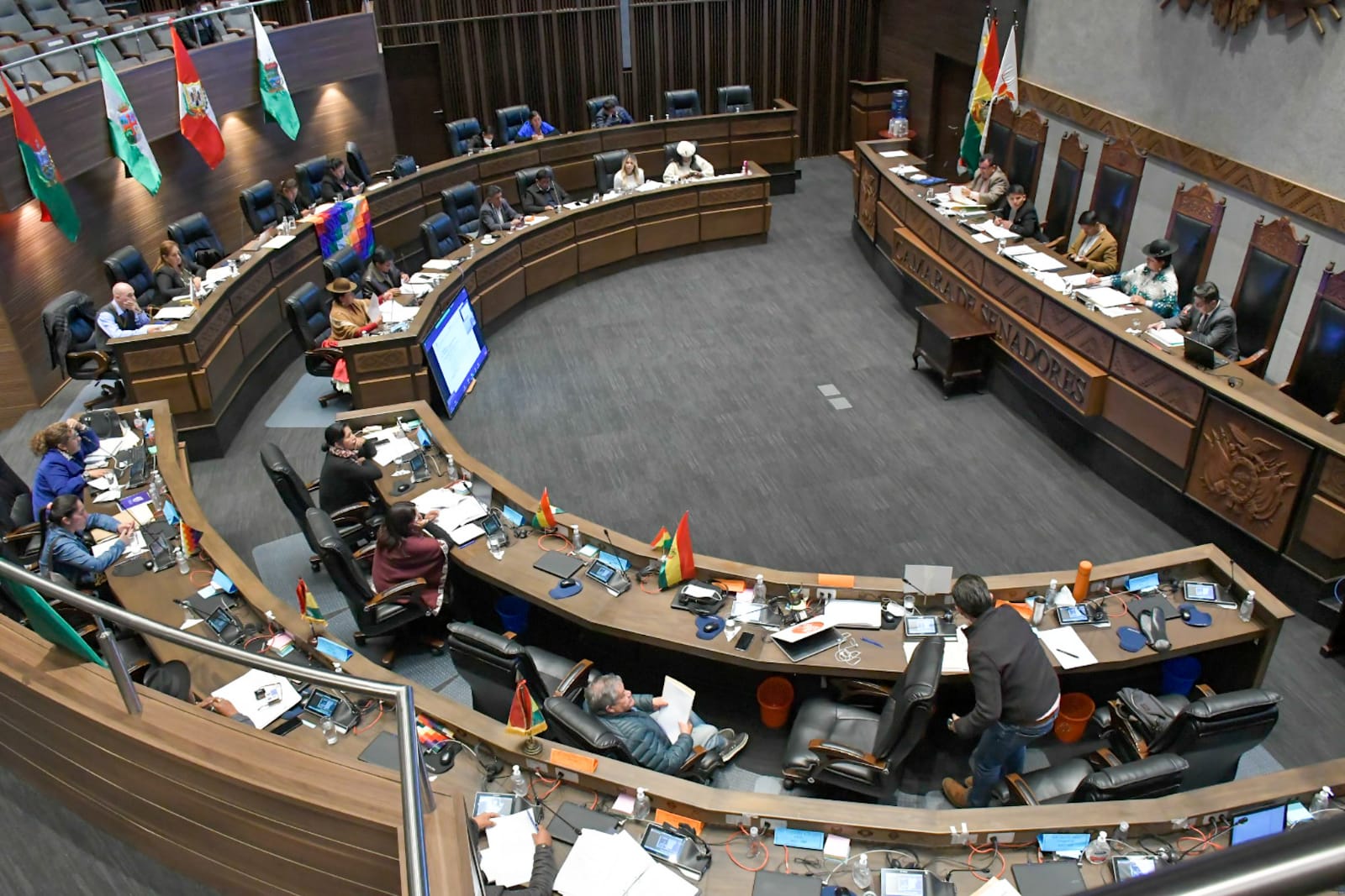 Ministro de Economía explica en el pleno de la Cámara de Senadores los alcances del PGE 2022