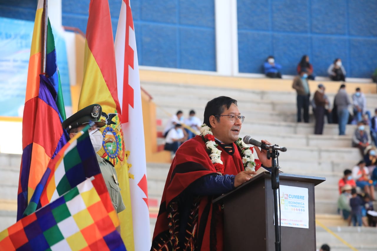 Presidente destaca que la cumbre en Chuquisaca proponga la industrialización de productos agropecuarios