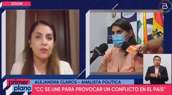 Analista: Oposición se une para desordenar y llevar al país al conflicto, como sucede en el caso de críticas a la exjefa de bancada de CC