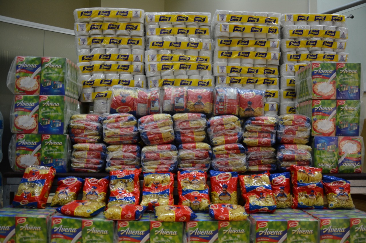 ANH abre centro de acopio de donaciones y entrega vituallas para la lucha contra incendios en la Chiquitanía