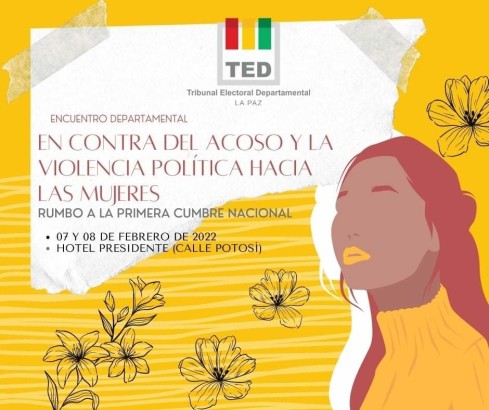 TED La Paz inaugura ciclo de encuentros departamentales contra el acoso y violencia política hacia las mujeres