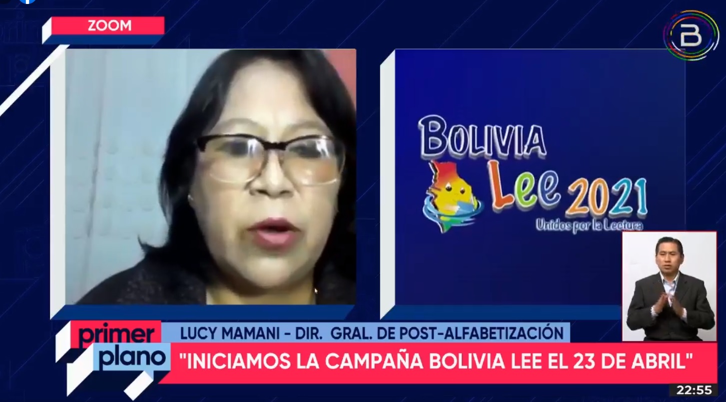 Refuerzan la campaña Bolivia Lee con paneles virtuales