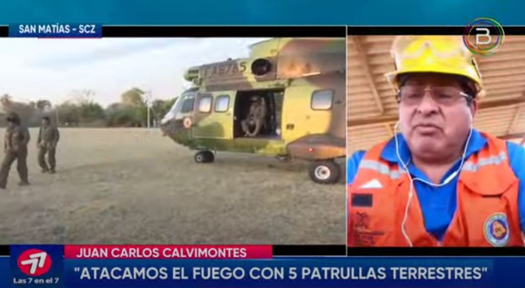 Viceministro lamenta desinformación sobre incendios en San Matías y dice que se identificó a responsables de iniciar el fuego