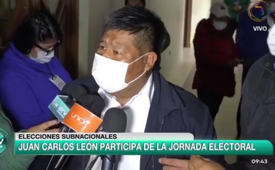 Candidato a gobernador de Chuquisaca exhorta a votar en balotaje para fortalecer la democracia