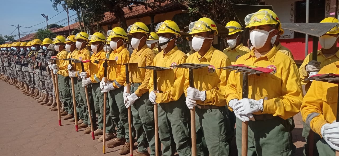 Despliegan casi 2.000 personas para patrullar y prevenir incendios en la Chiquitanía de Santa Cruz