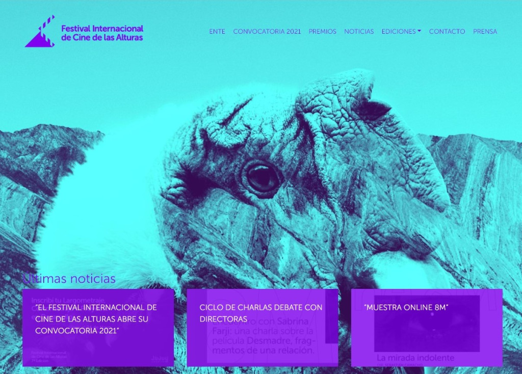 Festival Internacional de Cine de las Alturas abre su convocatoria para la versión 2021
