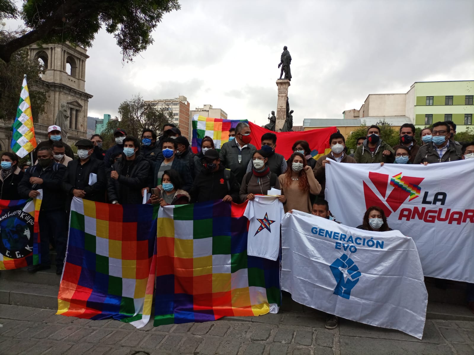 Coordinadora de organizaciones, colectivos y bloques urbanos de La Paz y El Alto declaran estado de emergencia ante acciones de desestabilización
